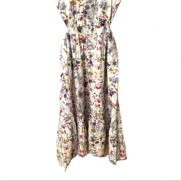 Flora Obscura X J. Crew Side Cutout Dress in Kaleidoscope Floral (8)